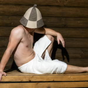 gorro para sauna
